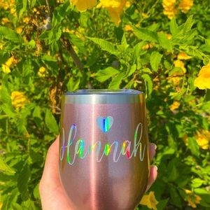 Personalized tumbler for hot and cold drinks!💕
